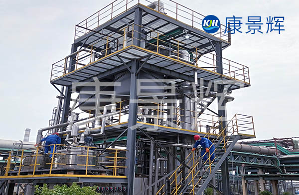 大型的河北多效蒸發器，采用直立的落地式的結構，占地面積小，布局合理