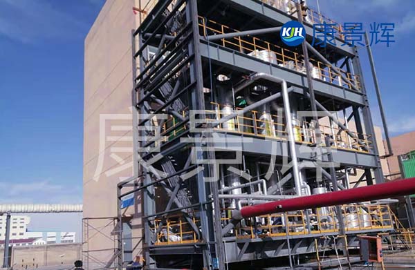 強(qiáng)制循環(huán)多效蒸發(fā)器析出晶體后，晶體并不會在多效蒸發(fā)器的分離器中停留太長時間